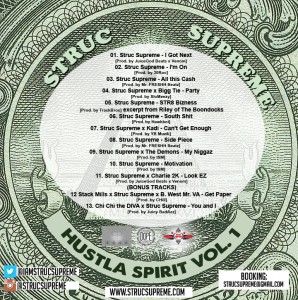 Struc Supreme presents HUSTLA SPIRIT VOL. 1_BACK COVER